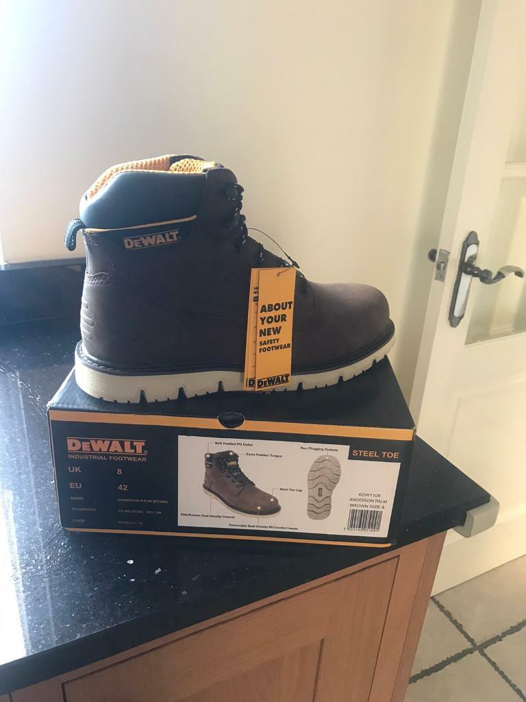 dewalt anderson tan safety boots